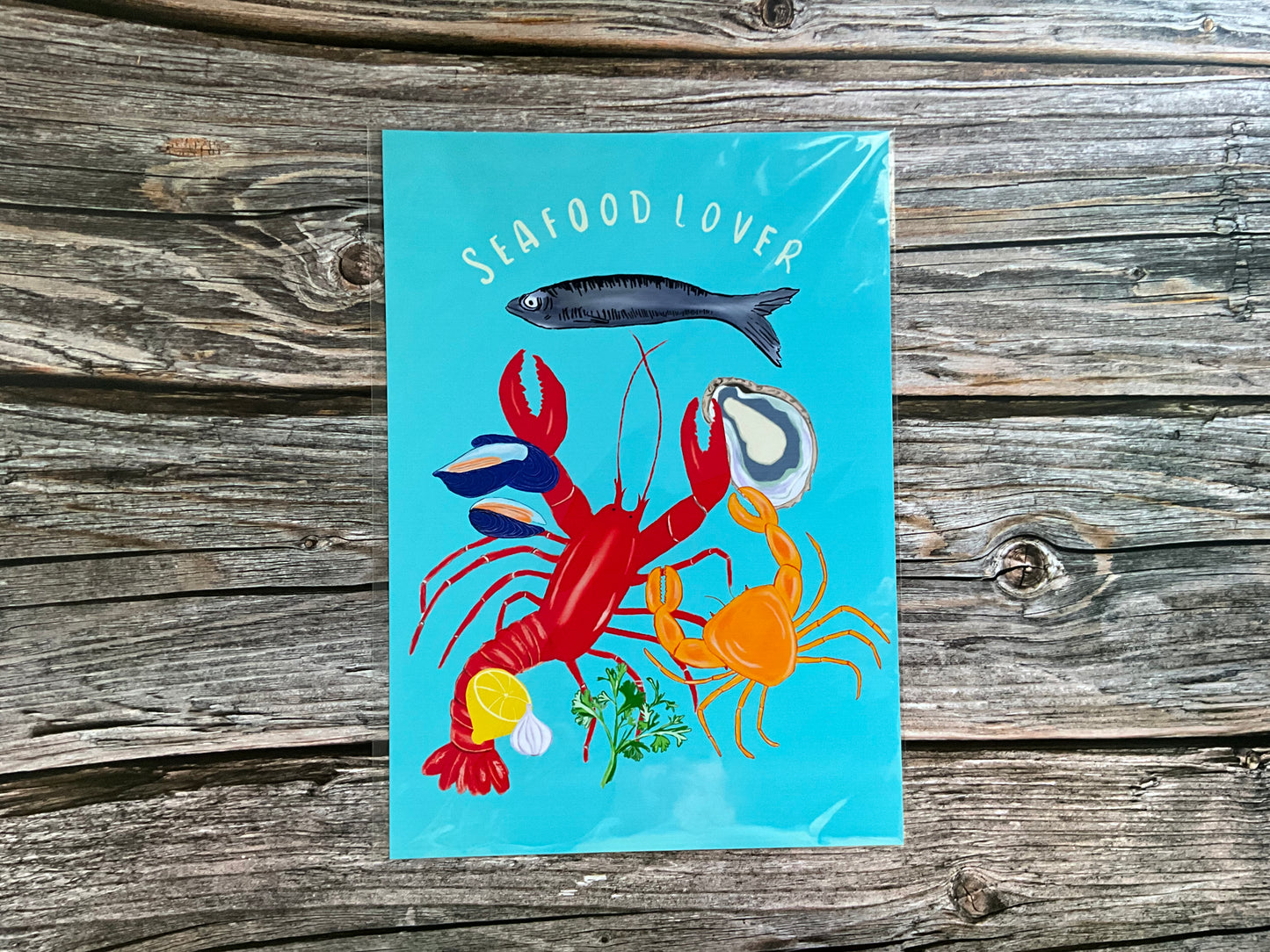 Seafood art print