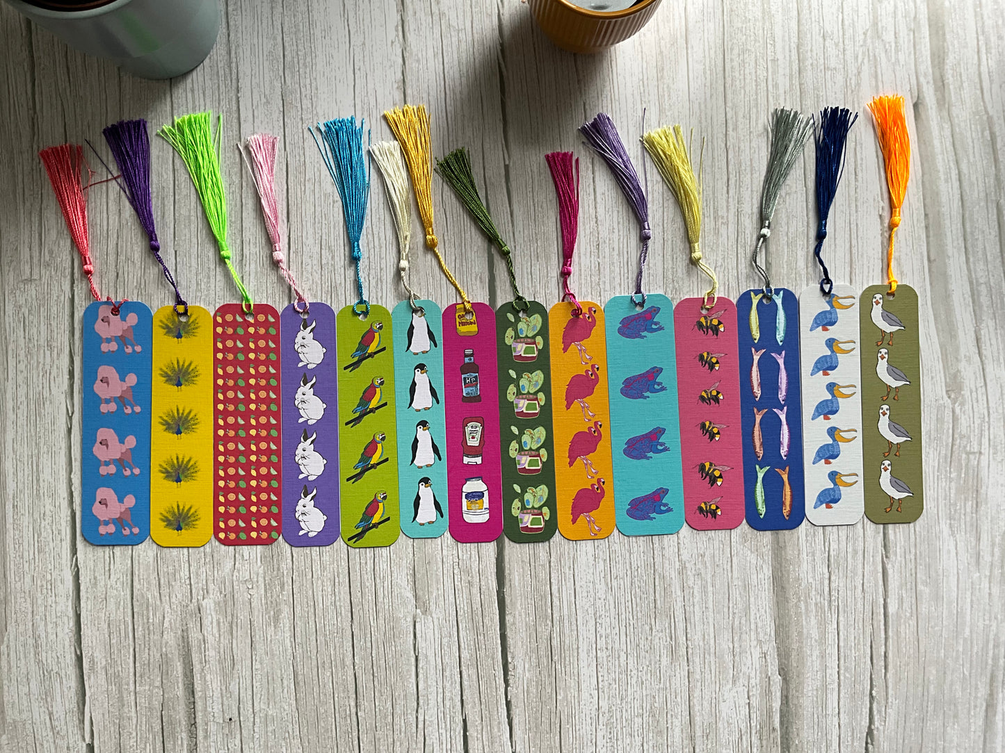 Scrappy bookmarks - a unique one-of-a-kind bookmark