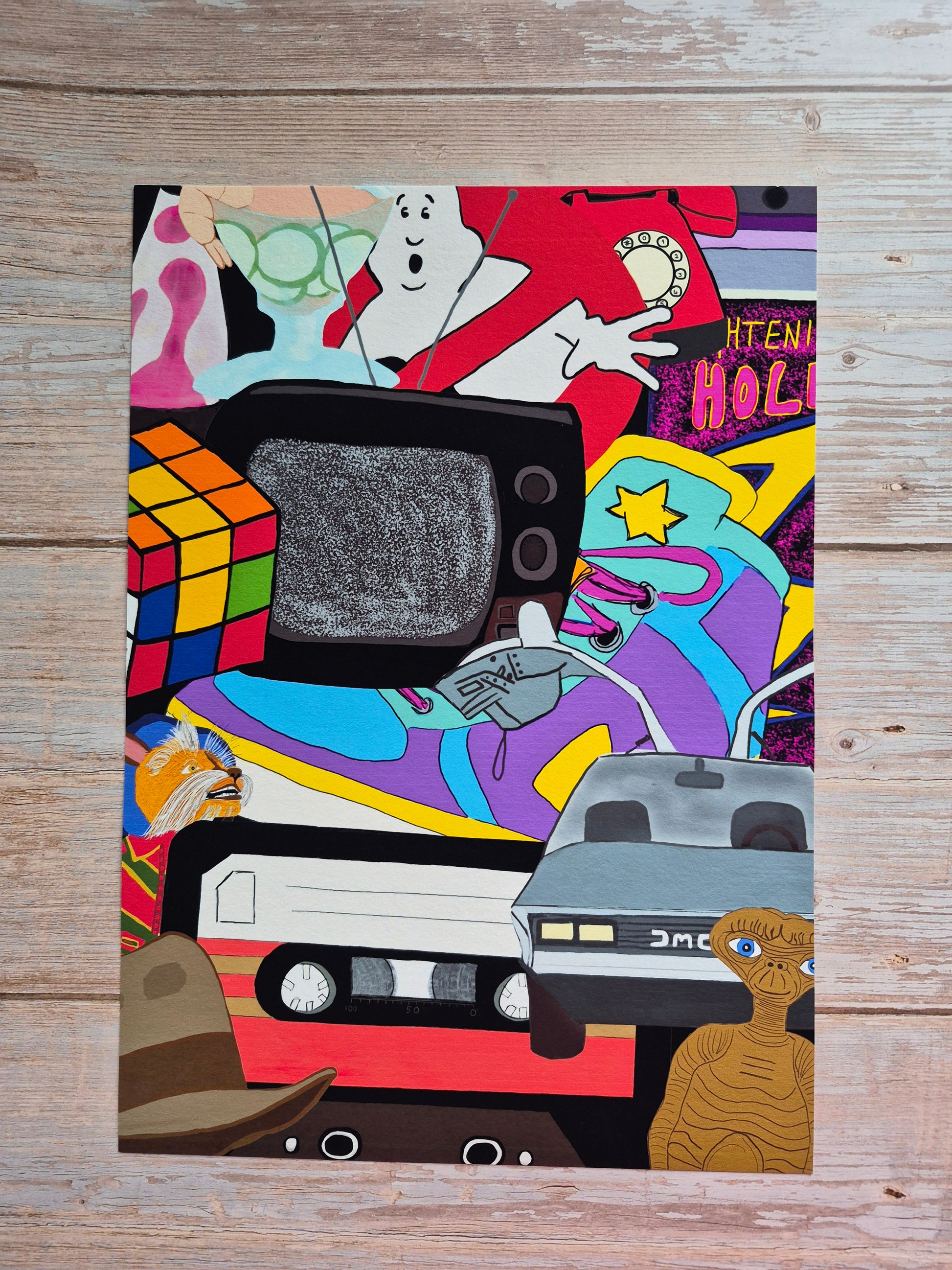 Retro 80s art print