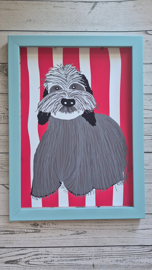 Sheepdog Wall Art print