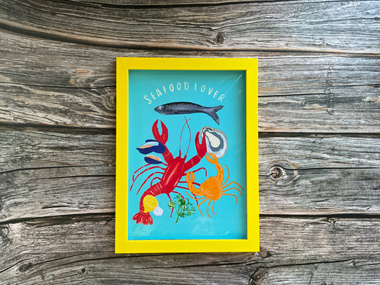 Seafood art print
