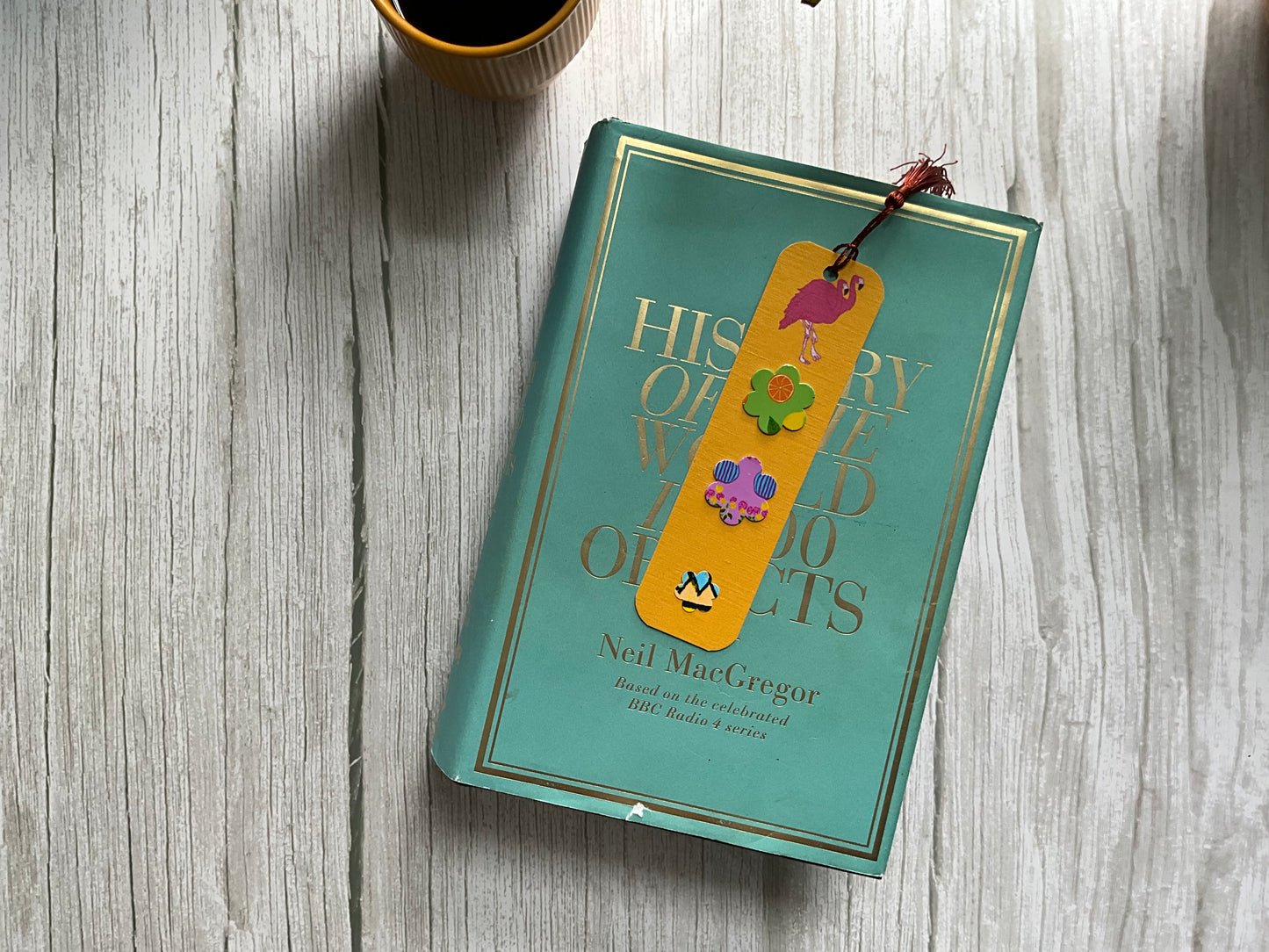 Scrappy bookmarks - a unique one-of-a-kind bookmark