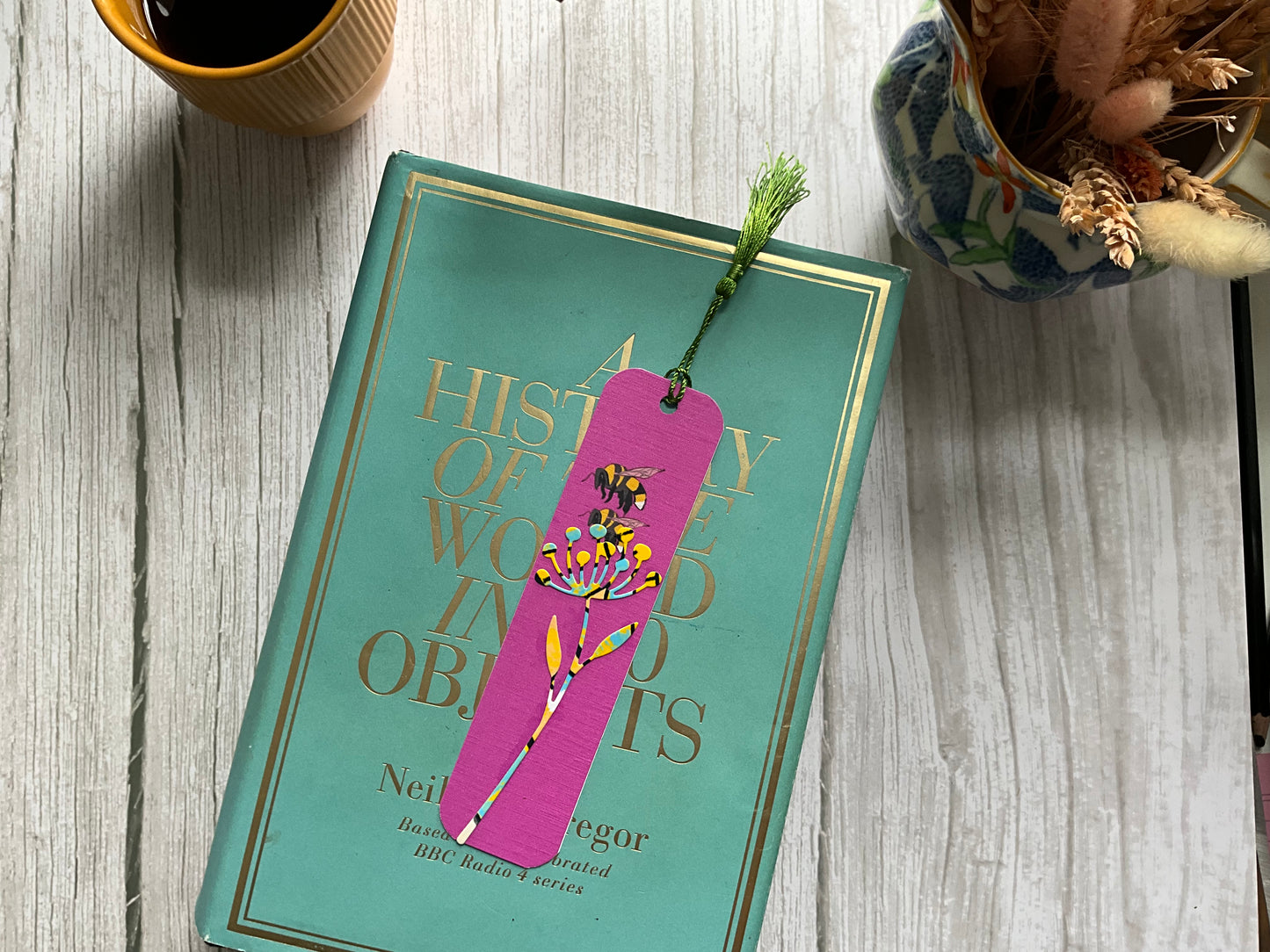 Scrappy bookmarks - a unique one-of-a-kind bookmark