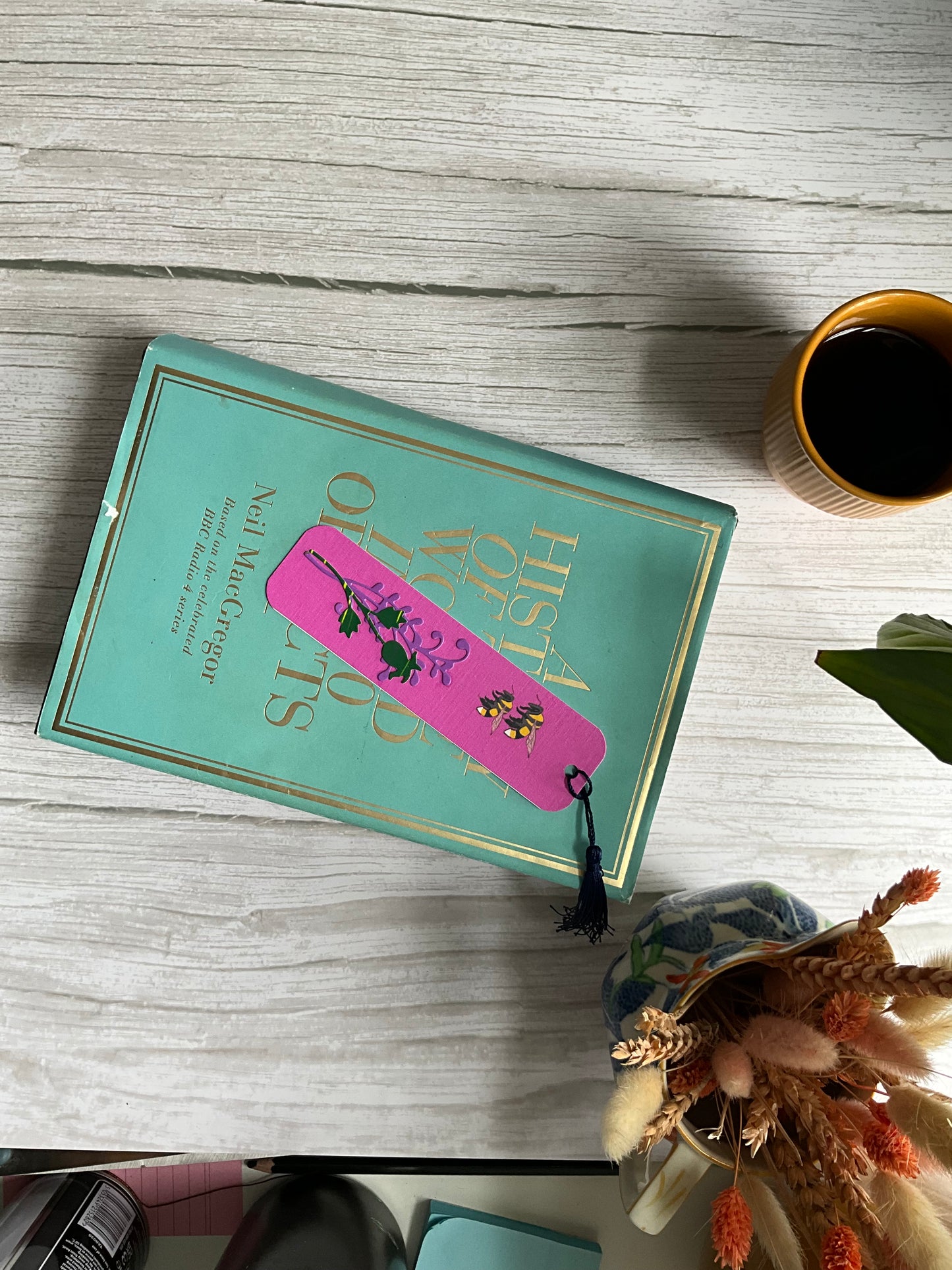 Scrappy bookmarks - a unique one-of-a-kind bookmark