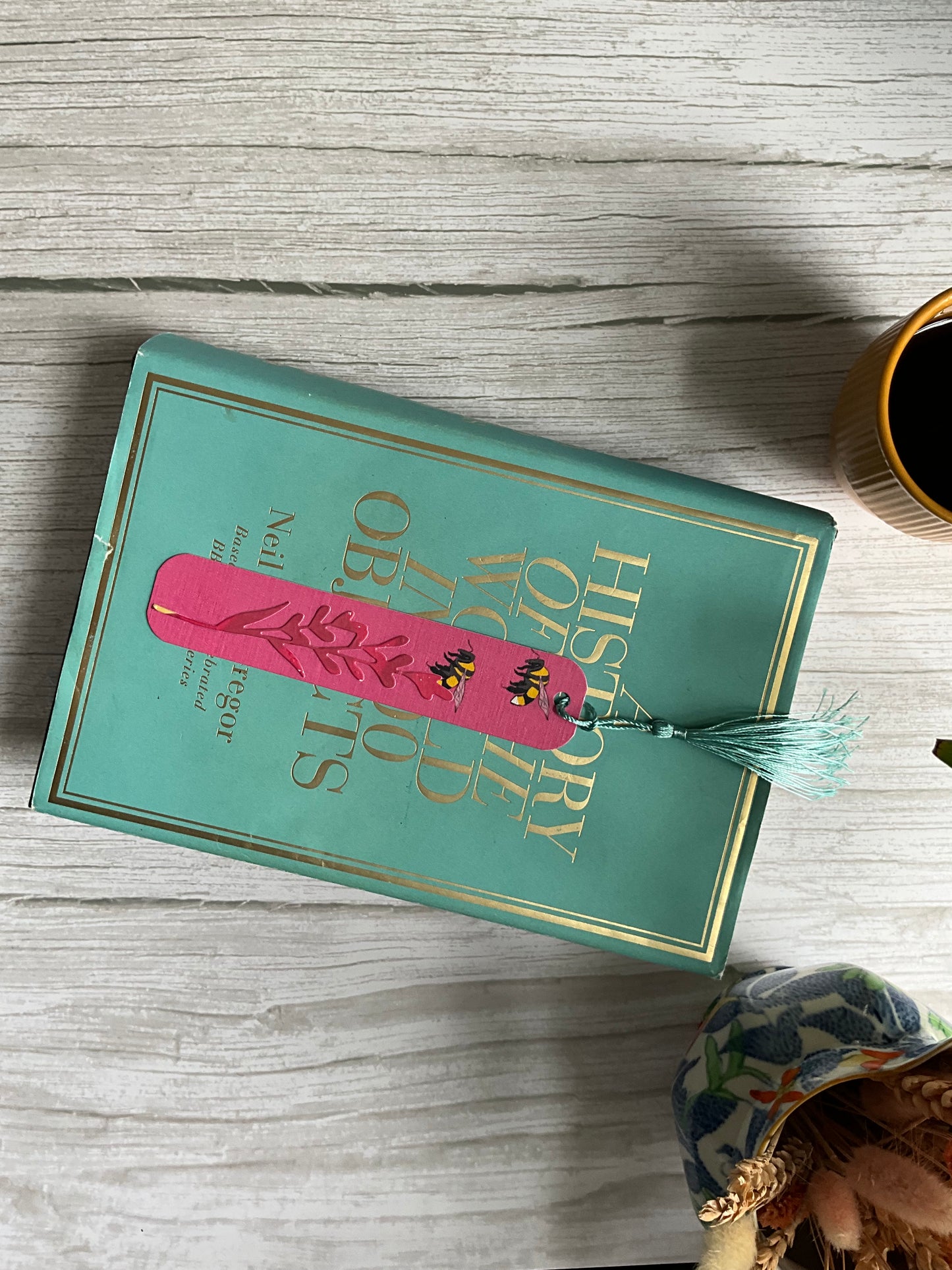 Scrappy bookmarks - a unique one-of-a-kind bookmark