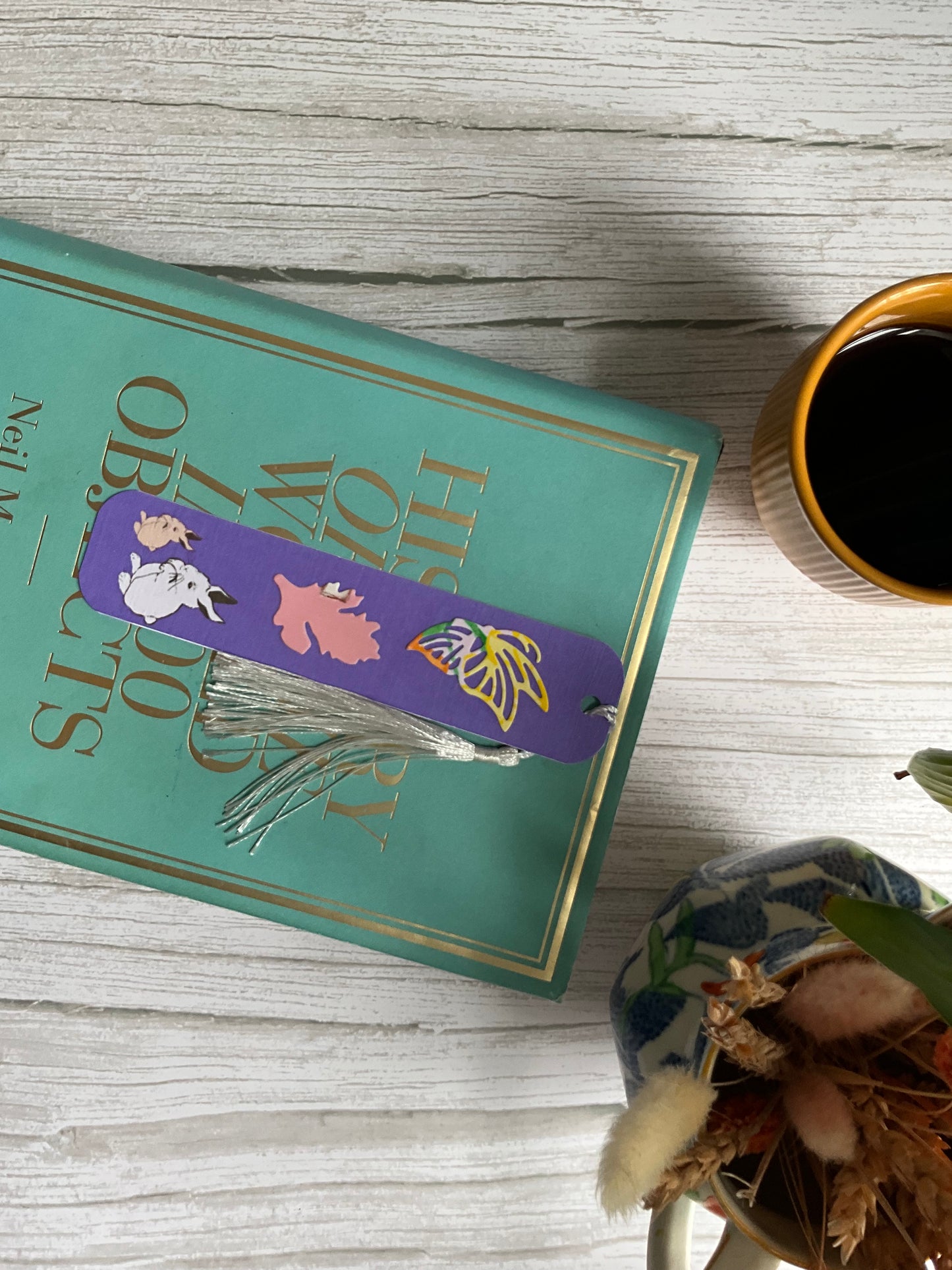 Scrappy bookmarks - a unique one-of-a-kind bookmark