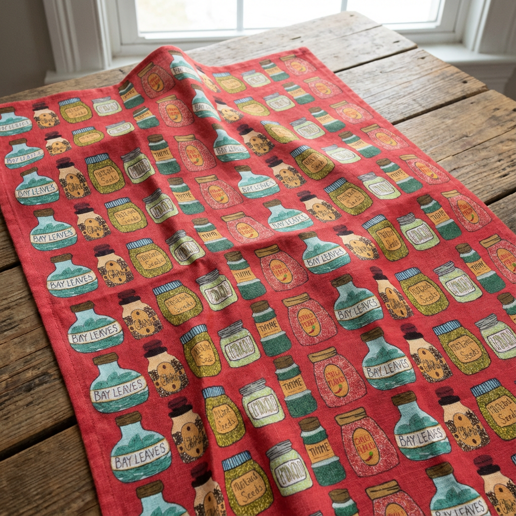 Spices Tea Towel