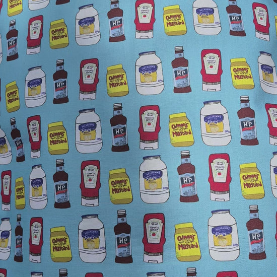 blue sauces tea towels video